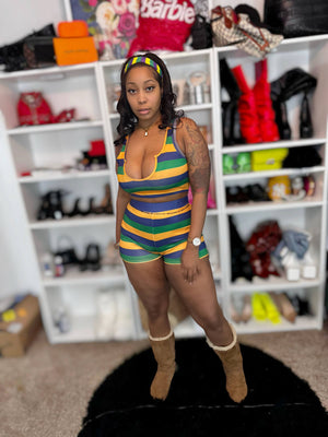 Mardi Gras Short Set