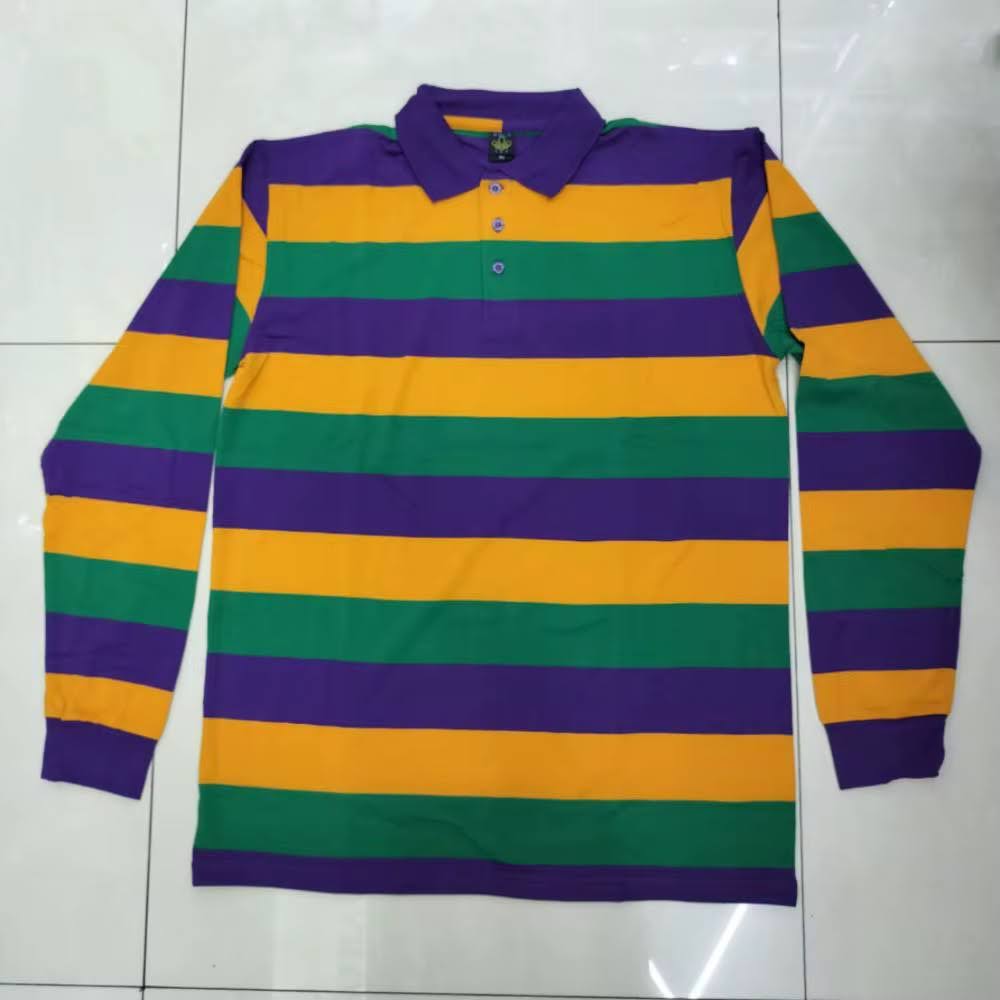 Mardi Gras Unisex Polo
