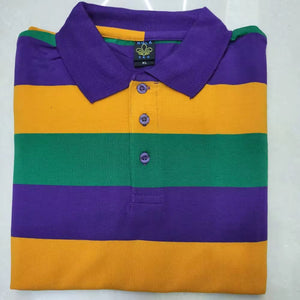Mardi Gras Unisex Polo