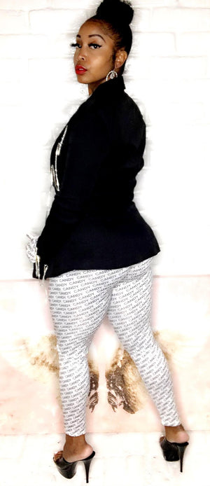 Classic Rhinestone Detail Blazer